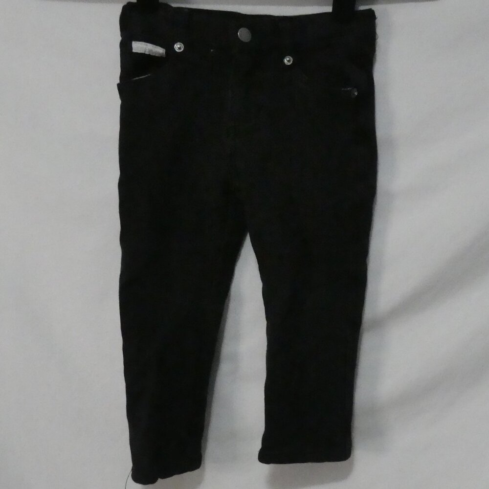 CALVIN KLEIN JEANS size 3 Black Denim Jeans With Silver Back Pocket Stitching
